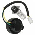 Caltric Headlight Socket And Bulb Left Or Right Compatible With Yamaha Wolverine 450 Yfm450fx 2006-2010