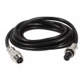 Uxcell Gx12 6 Pin Male Female Head Aviation Socket Connector Electrical Cable 2m