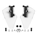 Upper And Lower Air Wind Deflectors With Mounting Hardware For Honda Goldwing Gl1800 2018 2023 Clear Abs Plastic Replace 08r73