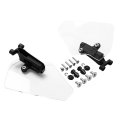 Upper And Lower Air Wind Deflectors With Mounting Hardware For Honda Goldwing Gl1800 2018 2023 Clear Abs Plastic Replace 08r73