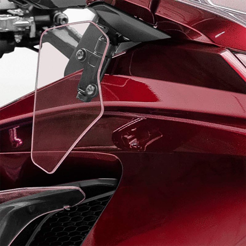Upper And Lower Air Wind Deflectors With Mounting Hardware For Honda Goldwing Gl1800 2018 2023 Clear Abs Plastic Replace 08r73