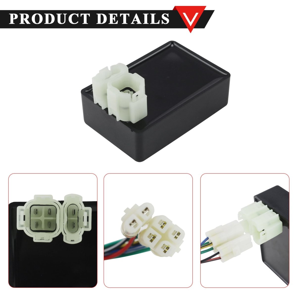 Pro Bat Dc 6-pin Cdi Module For Gy6 50cc 125cc 150cc Atv Go Kart Moped Scooter 4 Wheeler Quad Bikes