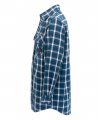 Konreco Fr Shirts Long Sleeve Fire Resistant Work 7oz 100 Cotton Midweight Blue Plaid Patten Welding Size 2xl 