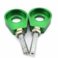 Xljoy 12mm Green Alex Chain Adjuster Tensioner For Fit Pit Dirt Bike Crf Xr 50 Ssr Ttr Klx