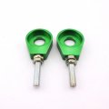 Xljoy 12mm Green Alex Chain Adjuster Tensioner For Fit Pit Dirt Bike Crf Xr 50 Ssr Ttr Klx