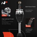 A-premium Pair 2 Front Cv Axle Shaft Assembly Compatible With Mitsubishi Eclipse 2010-2012 Galant 2004-2009 V6 3 8l Driver And