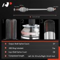 A-premium Pair 2 Front Cv Axle Shaft Assembly Compatible With Mitsubishi Eclipse 2010-2012 Galant 2004-2009 V6 3 8l Driver And