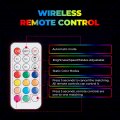 Kemimoto 2pc 3ft Spiral Whip Lights For Side By Led Utv Atv Boat Offroad Rf Remote Control Antenna Compatible With Polaris Rzr