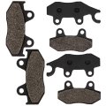 Niche Front Rear Brake Pad Kit For Yamaha 1s3-w0045-10-00 Semi-metallic 