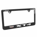 Ipick Image For Cadillac Xt4 Black Carbon Fiber Look Abs Plastic License Plate Frame Is Official Licensed