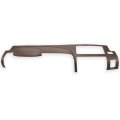 Tpe Half Dash Cover Brown For 2007 2008 2009 2010 2011 2012 2013 Chevy Silverado Ls Lt Wt Base Gmc Sierra Sl Sle 