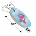 Graphics More Care Bears Unlock The Magic Cheer Bear Floating Keychain Oval Foam Fishing Boat Buoy Key Float