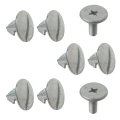 Upgrade 6 Pack Lower Engine Cover Pin Screws With 2 Radiator Support Splash Shield Bolts Compatible For Honda Accord Civic Cr-v