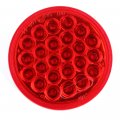 Ocpty 24led Side Marker Light 15pcs 4a Red Round Trailer Lamp Stop Turn Tail Fit For Boats Truck Pickups 12v Waterproof Signal