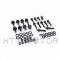 Smt-black Spike Fairing Bolts Compatible With 03-06 Cbr600rr 2004-2007 Cbr1000rr B00y43p4dm