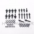 Smt-black Spike Fairing Bolts Compatible With 03-06 Cbr600rr 2004-2007 Cbr1000rr B00y43p4dm