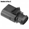 Uxcell 1 Set No 1j0973814 8 Pin Sealed Male Jpt Connector Kit Adapter Plug Clip Replacement For Vw Audi