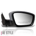 Auto Dynasty Vw1321144 Factory Style Passenger Right Side Mirror Manual Folding Power Adjust Turn Signal Compatible With Vw