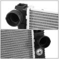 A Dna Motoring Oem-ra-132 Factory Style Aluminum Core Radiator For 10-12 Mercedes-benz C250 Glk350 1 8l 3 0l 3 5l Non Pzev