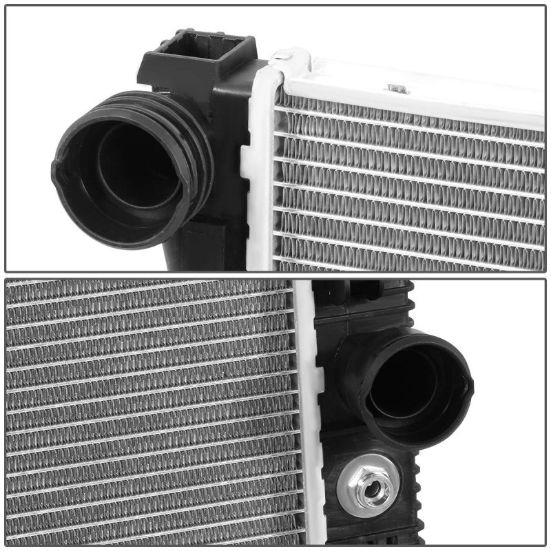A Dna Motoring Oem-ra-132 Factory Style Aluminum Core Radiator For 10-12 Mercedes-benz C250 Glk350 1 8l 3 0l 3 5l Non Pzev