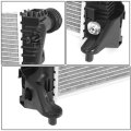 A Dna Motoring Oem-ra-132 Factory Style Aluminum Core Radiator For 10-12 Mercedes-benz C250 Glk350 1 8l 3 0l 3 5l Non Pzev
