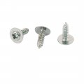 Uxcell 50pcs 8x2 3mm Stainless Steel Self Tapping Screw Round Phillips Head With Washer