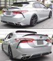 Painted Glossy Black V Style Rear Trunk Lid Spoiler Wing Compatible With 2018-2022 Toyota Camry Se Xse Le Xle Hybrid
