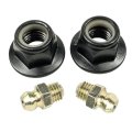 Stabilizer Bar Link Set For 2014 2025 Lexus Is350 Ball Joint Ends Threaded Stud Sintered Metal Dust Boot Included Rear