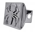 Metalhead Lightning Spider Chrome Metal Hitch Cover