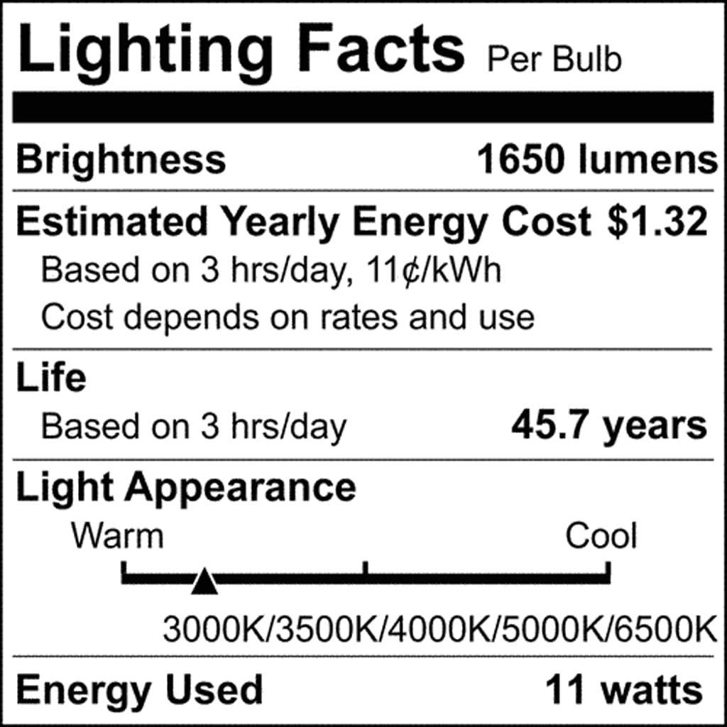 3 Ft 11w T8 Led G13 Base Cct Selectable Frosted Type A Bulb S21916 Soft White To Daylight 50000 Hour Rated Life