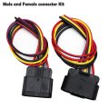 5-pin Male Female Headlights Connector For Gmc Terrain 2010-2015 22915380 23319179 Harness Wire Pigtail