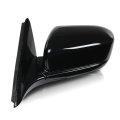 Power Mirror Left Driver Side For Honda Accord Sedan 4-door 2003-2007 Manual Folding 3-pin Ho1320152 76250sdaa13za Glossy Black 