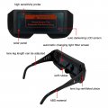 Usonline911 Welding Glasses Auto Darkening Filter Goggles Safety Automatic Dimming Welder Arc Purple Lens
