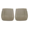 Tan Front Driver And Passenger Side Bottom Microfiber Leather Seat Covers Replacement For Toyota Highlander 2008 2009 2010 2011 