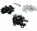 Yana Shiki Ynsk-k193s Silver Fairing Bolt Kit For Kawasaki Zx-6r 