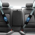 Blue Fire Skull Car Seat Neck Coverbelt Shoulder Strap Pad Accessories Protector For Seat Belt Harness Covers 2 Pack