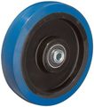 Rwm Casters Signature Premium Rubber Wheel Precision Ball Bearing 300 Lbs Capacity 6 Dia 1-1 4 Width 1-5 8 Plate Length 