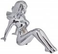 Grand General 48410 Chrome Sitting Lady Hood Ornament 