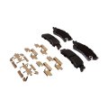 Rear Disc Brake Pads For Cadillac Dts 2006 2011 Ceramic Slotted With Shims And Pad Wear Sensor Part Number 14d792chf1 