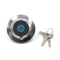 80mm Diameter Metal Motorcycle Fuel Tank Gas Cap Cover W 2 Keys For Ybr 
