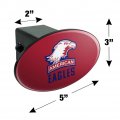 American University Eagles Logo Oval Tow Hitch Cover Trailer Plug Insert 2