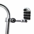 Smt-chrome Long Angled Adjustable Dually Highway P-clamps Large Footpeg Footrest Compatible With V-star Roadstar Suzuki