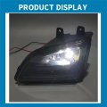 Fog Light Left Hand Driver Side For Volvo Vnl Series 2018 2024 Part Number 82775826 Vo2592124 Black Led Plastic Replacement