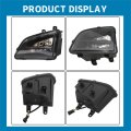 Fog Light Left Hand Driver Side For Volvo Vnl Series 2018 2024 Part Number 82775826 Vo2592124 Black Led Plastic Replacement