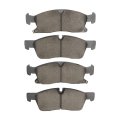 Disc Brake Pads For Mercedes Benz Gl450 2014 2015 2016 Semi Metallic Friction Mechanical Wear Sensor 2 58 In Inner Pad Height 
