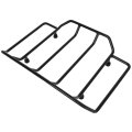 Motorcycle Tour Pack Luggage Rack Trunk Rail Glossy Black For Harley Road King Big Glide Traveller 1984 To 2022 Detachable 