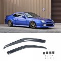 Vxmotor For 97-01 Honda Prelude 2dr Coupe Side Window Visors Sun Shade Rain Guard Smoke 