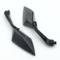 Httmt- Cabin Fiber Diamond Blade Style Rearview Mirrors 8mm 10mm Compatible With All Standard Naked Street Bike Metric Screws 7