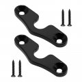 Hoypeyfiy 2 Pack Aluminum Sun Visor Clips Sun Repair Set Replacement For Jeep Wrangler Jk 2018 Jl Jt 2018-2022