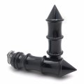 Smt-skeleton Spike 22mm Hand Grips Compatible With Suzuki Kawasaki Yamaha Bikes Black B075vm2dyz